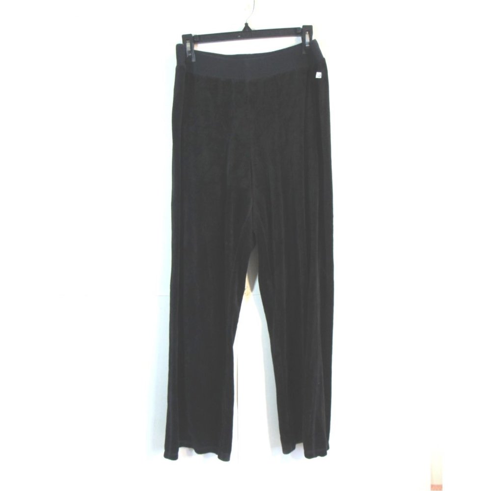 Women's Velvet Pull On Casual Pants Zenergy By Chico's Sz 2
